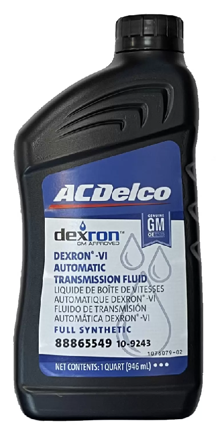 Масло трансмиссионное ATF DEXRON VI 0.946L 10-9243 ACDelco