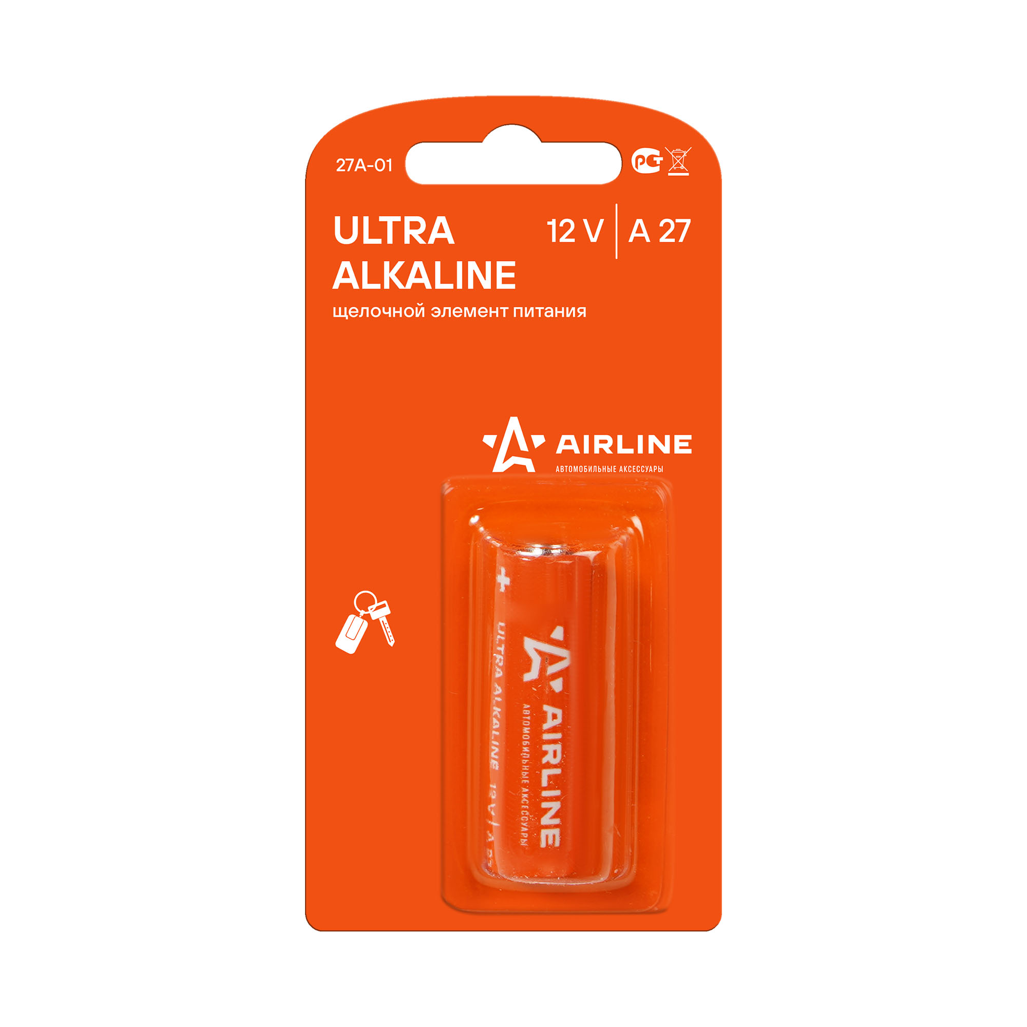 Батарейка A27/MN7 Alkaline AIRLINE