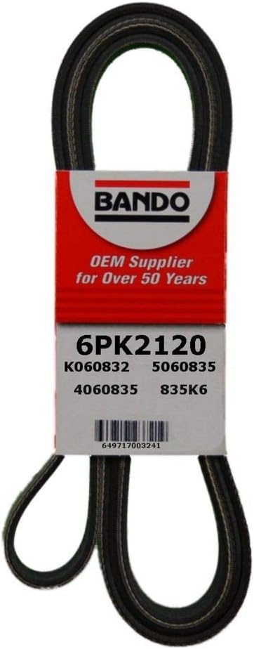 Ремень 6PK2120 поликлиновой BANDO