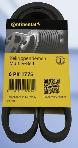 Ремень 6PK1775 поликлиновой CONTITECH