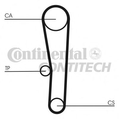 Ремень ГРМ 24312-22613/CT-1062 CONTITECH