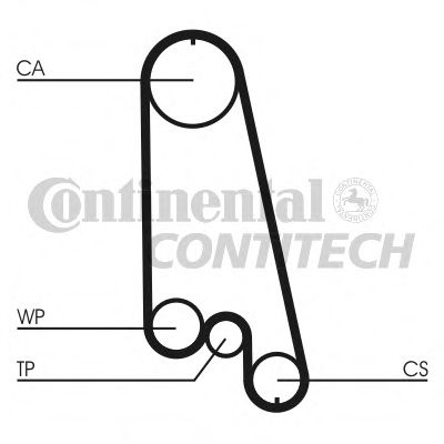 Ремень ГРМ 96183353/CT874 CONTITECH