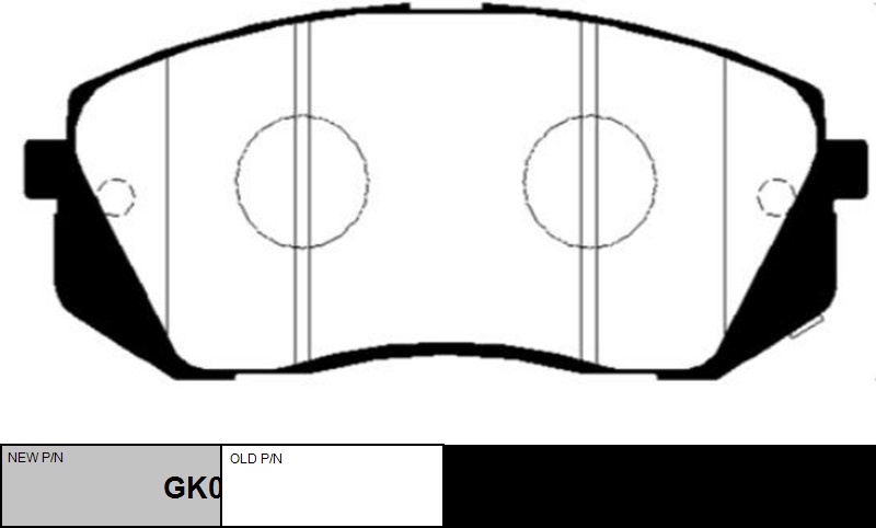 Колодки тормозные дисковые 58101-2SA70/58101-1DE00/CKKK-41/GK0547 CTR