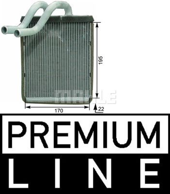 Радиатор отопителя 97227-3E000 DOOWON
