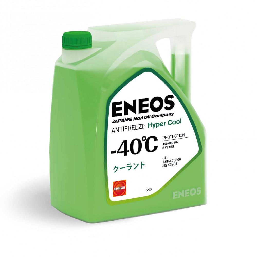Антифриз зеленый Antifreeze Hyper Cool -40°C G11 5кг ENEOS