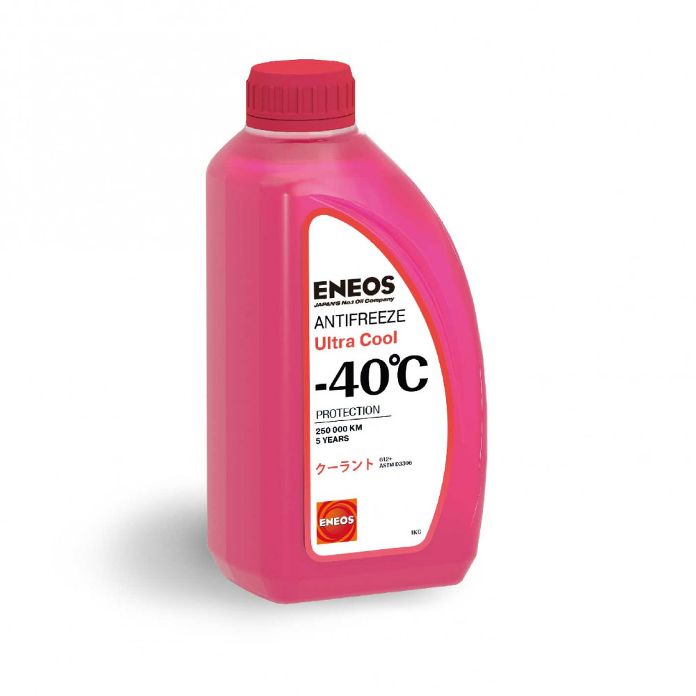 Антифриз розовый Antifreeze Ultra Cool -40°C G12+ 1кг ENEOS
