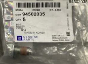 Болт скобы заднего суппорта 94502035 GM