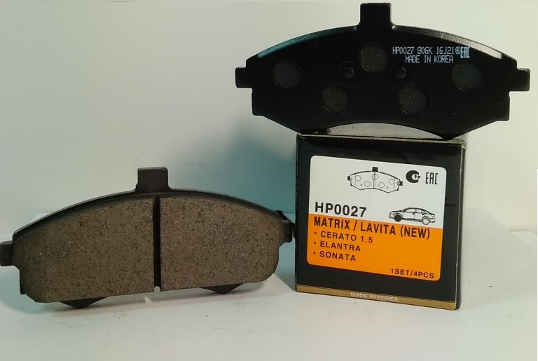 Колодки тормозные дисковые 58101-17A10/HP0027 HSB