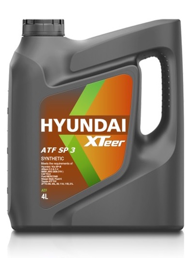 Масло трансмиссионное XTeer ATF SP3 HV 1041415 4L HYUNDAI