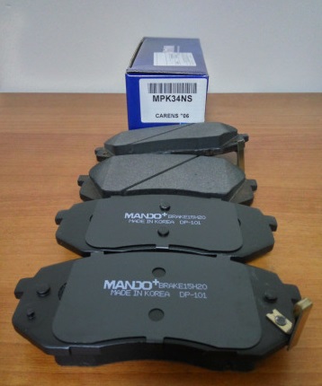 Колодки тормозные дисковые 58101-2SA70/58101-1DE00/MPK34NS MANDO