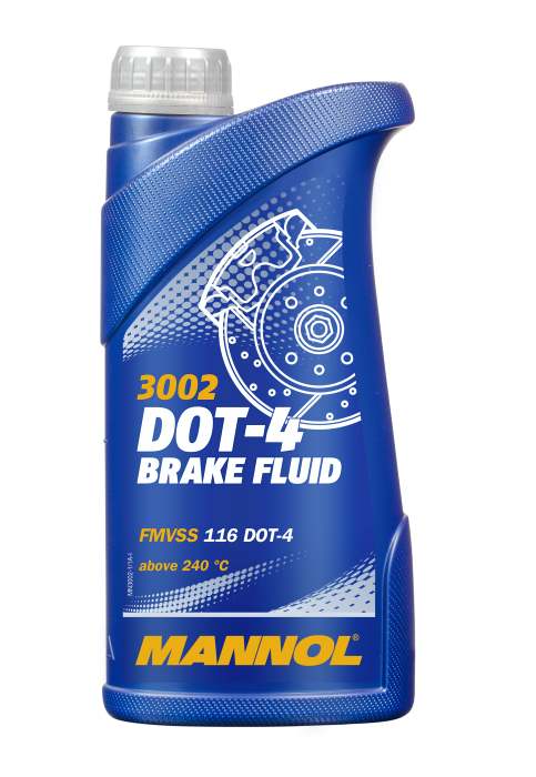 Жидкость тормозная DOT-4 BRAKE FLUID MN3002-05-E 0.455L MANNOL