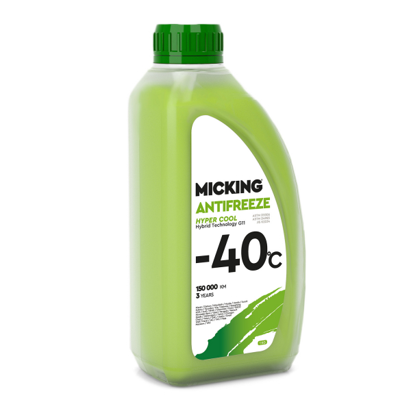 Антифриз зеленый HYPER COOL Hybrid Technology G11 -40C 1кг MA1000 MICKING