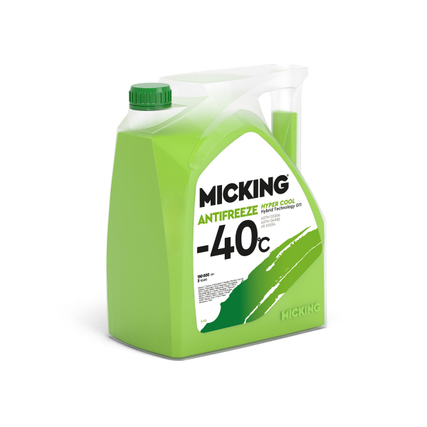 Антифриз зеленый HYPER COOL Hybrid Technology G11 -40C 5кг MA1001 MICKING