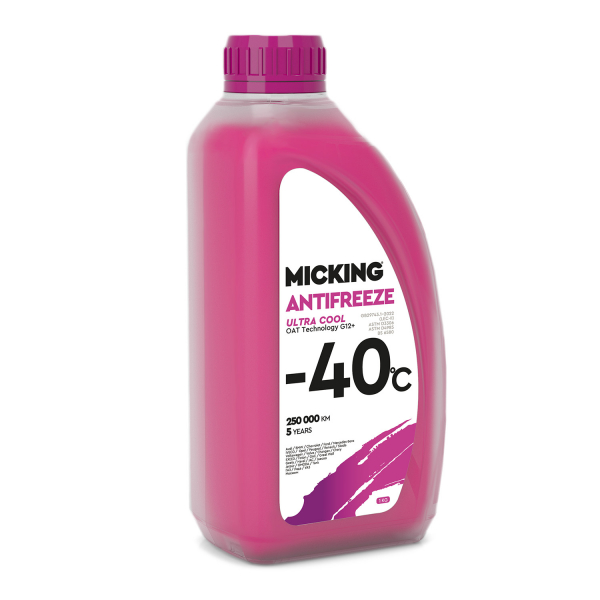 Антифриз розовый ULTRA COOL OAT Technology G12+ -40C pink 1кг MA1014 MICKING