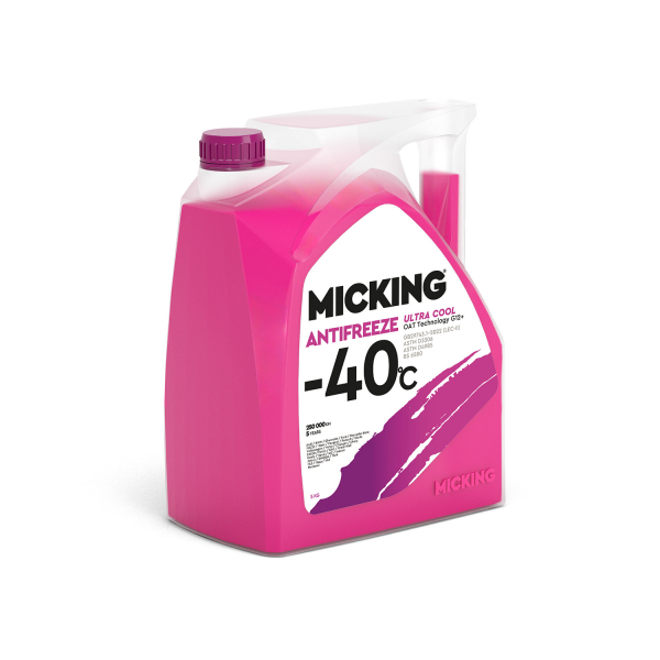 Антифриз розовый ULTRA COOL OAT Technology G12+ -40C pink 5кг MA1015 MICKING
