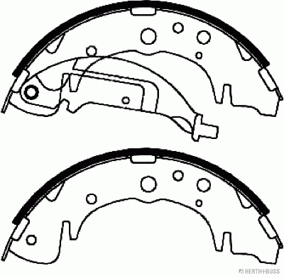 Колодки тормозные стояночные 58350-38A00 MOBIS