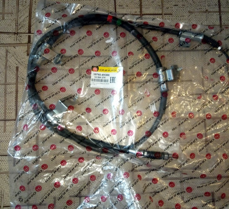 Трос тормоза стояночного левый 59760-2E500/GCBH-354 ONNURI