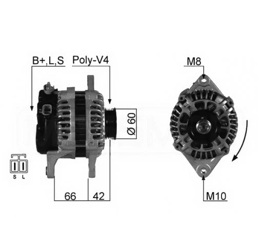 Генератор 0K30D18300/LG 0812 STARTVOLT