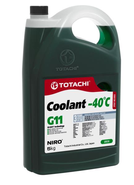 Антифриз TOTACHI NIRO Coolant Green -40C G11 5кг TOTACHI