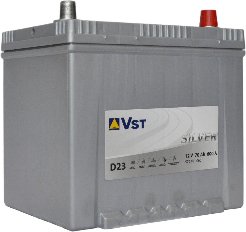 Аккумулятор 70AH 600A D23L 570 401 060 VST