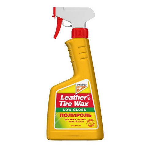 Полироль Leather&Tire Wax Low Gloss для матовой кожи, резины, пластмассы 500 мл
