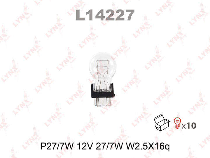 Лампа P27/7 12V W2,5X16Q