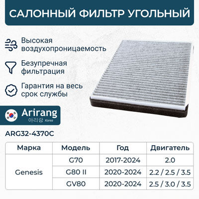 Фильтр салонный / угольный