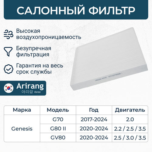 Фильтр салонный