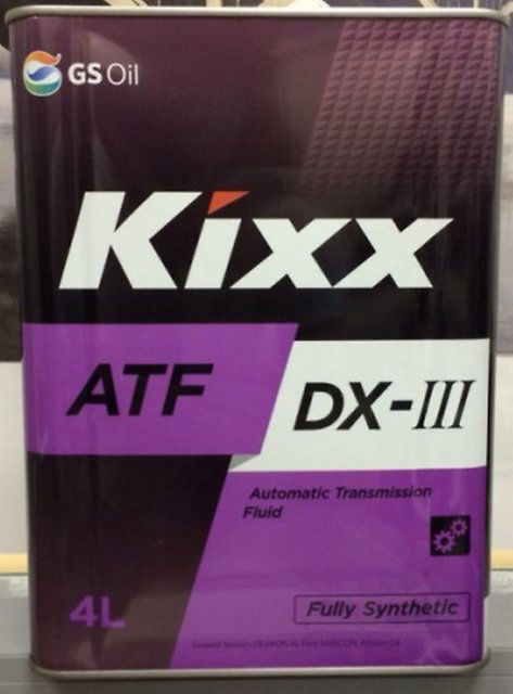 Масло трансмиссионное ATF DX-III 4L